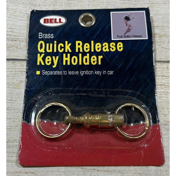Bella Ryann Other - NEW Bell Brass Quick Release Key Holder Leave Ignition Key In Car Tub9